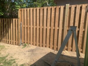 Wood Fence Post Repair