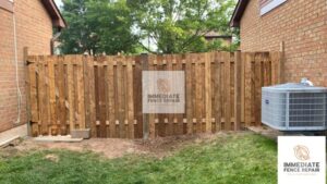 Wood Fence Post Repair